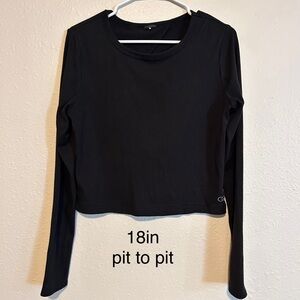 CALIA by Carrie Underwood Black Long Sleeve Top